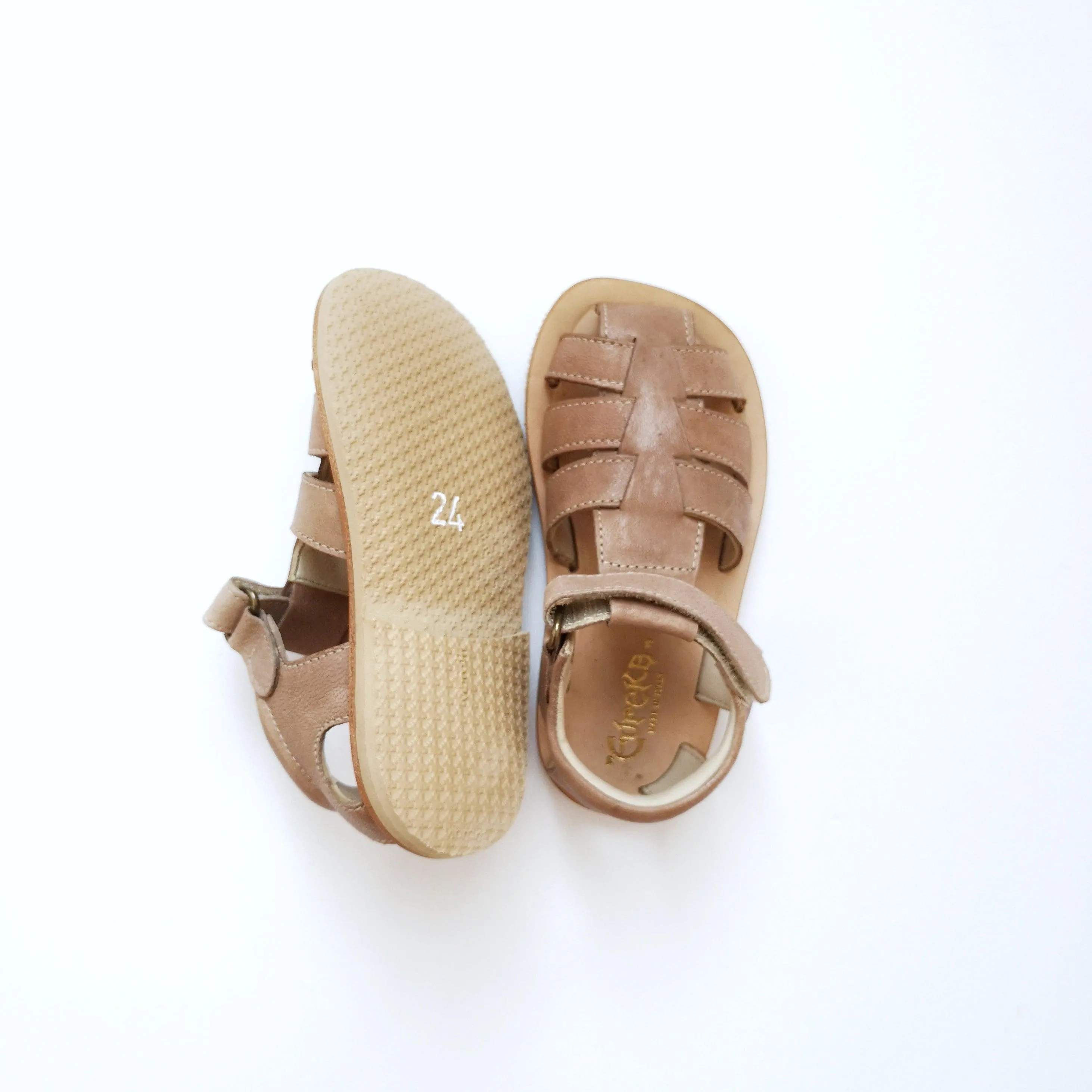 [日本から即発送] Sandals -Trapper sabbia rubber sole/velcro (in-stock)