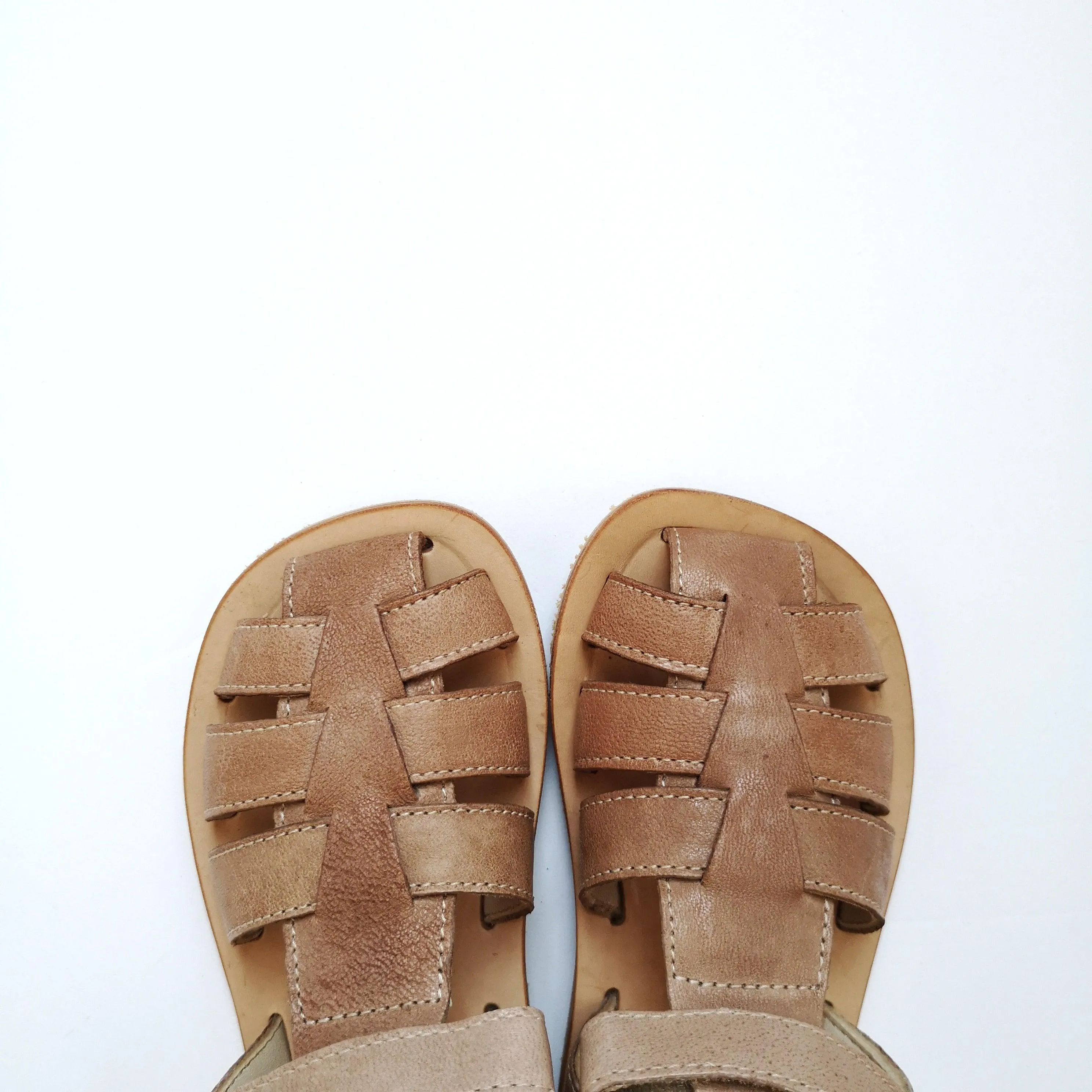 [日本から即発送] Sandals -Trapper sabbia rubber sole/velcro (in-stock)