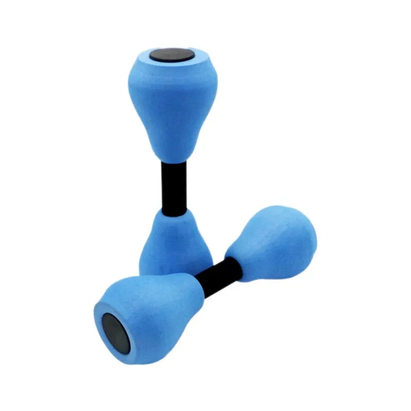 1 Pair Aquatic Exercise Dumbells Water Aerobic Exercise Foam Dumbbells Pool Resistance Swimming Training Water Sports