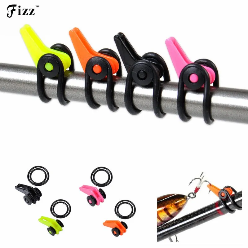 10Pcs/Bag Plastic Fishing Hook Keeper for Fishing Rod Pole Fishing Lures Bait Fishhook Safety Holder Fishing Tackle Accessories