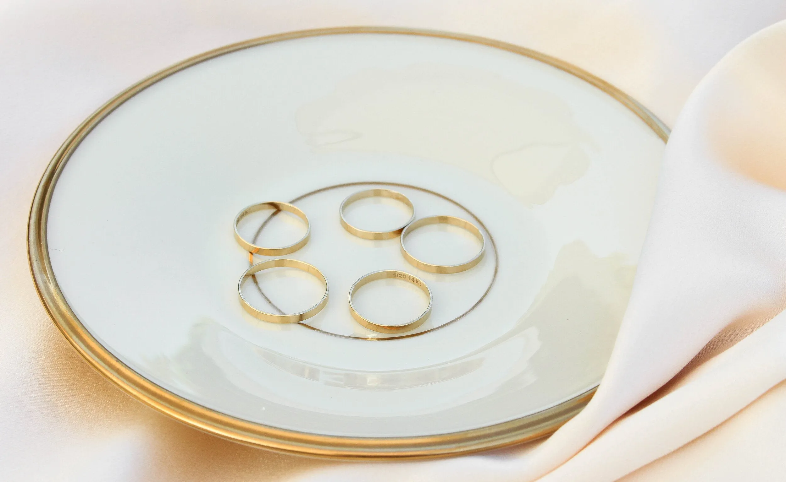 2.3mm Gold-filled Flat Band Ring