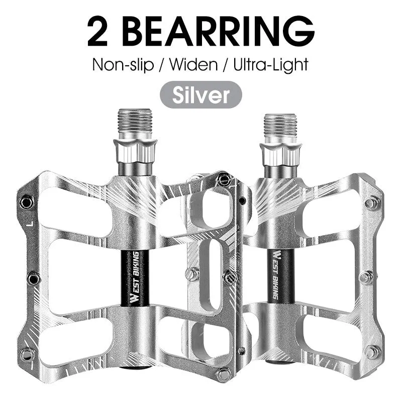 3 Bearings Bicycle Pedals Durable Aluminum Alloy MTB Mountain Road BMX Bike Pedal Anti-slip Flat Cycling Accessories