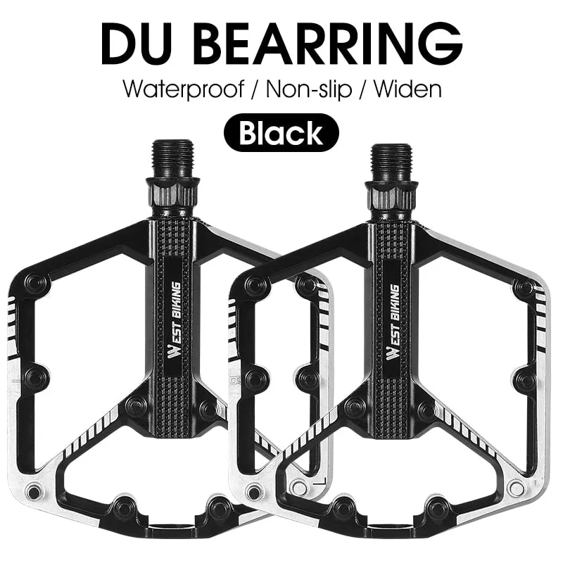 3 Bearings Bicycle Pedals Durable Aluminum Alloy MTB Mountain Road BMX Bike Pedal Anti-slip Flat Cycling Accessories