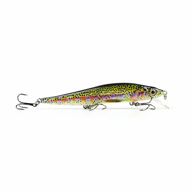 4.7"/14.6g Artificial Minnow Fishing Lure Realistic Paint Fishing Bait Lifelike Hard Crankbait Fish Tackle Wobbler Pesca HML09C