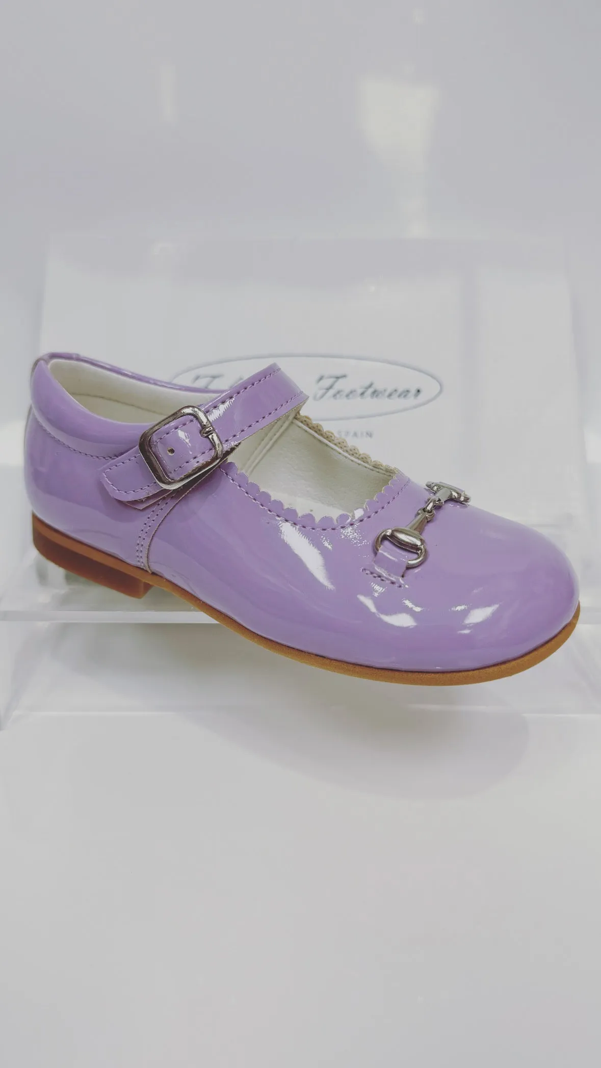 6270-2 Lilac Shoe with Horsebit Buckle