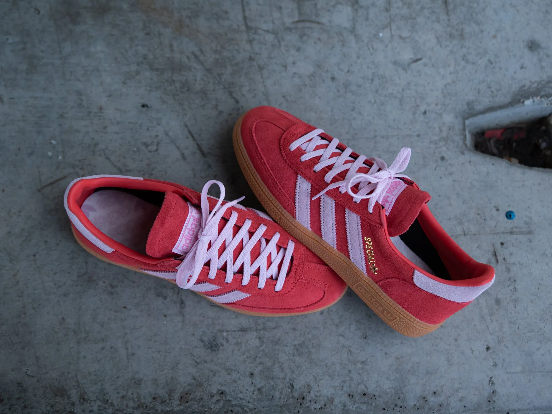 Adidas Women's Handball Spezial 'Red/Clear Pink'