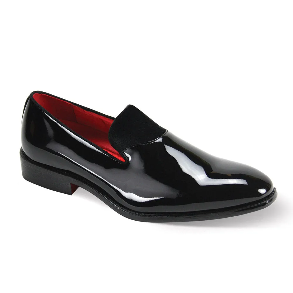 After Midnight Pointed Patent Leather Slip On