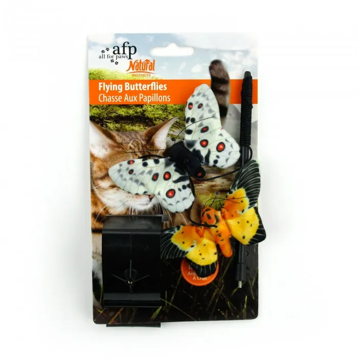 All For Paws Natural Instincts Butterflies Hanger 2pk Cat Toy