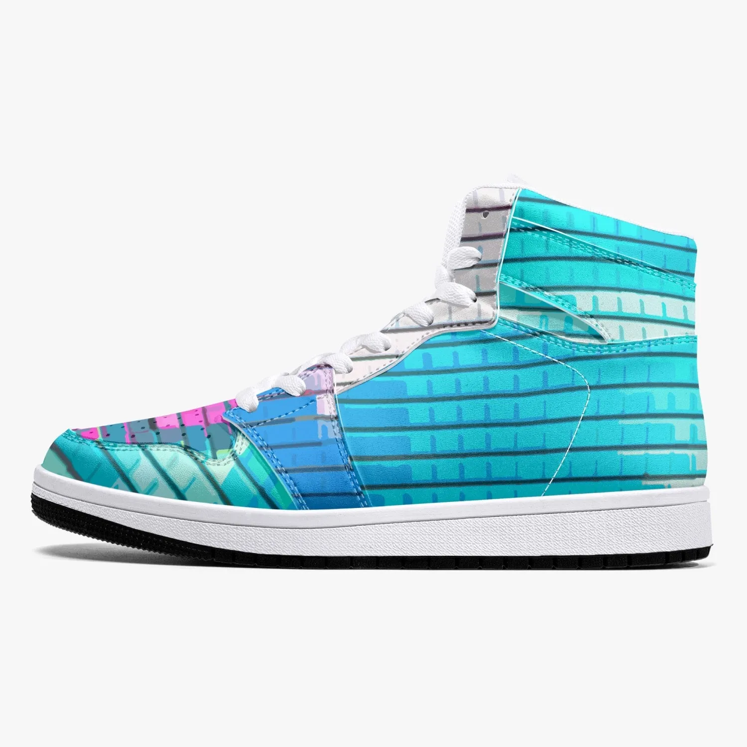 Almost Blue - Macr.in (High-Top Leather Sneakers)