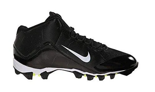 Alpha Shark 2 ThreeQuarter Football Cleat Black/Anthracite/White Size 10.5 M Us