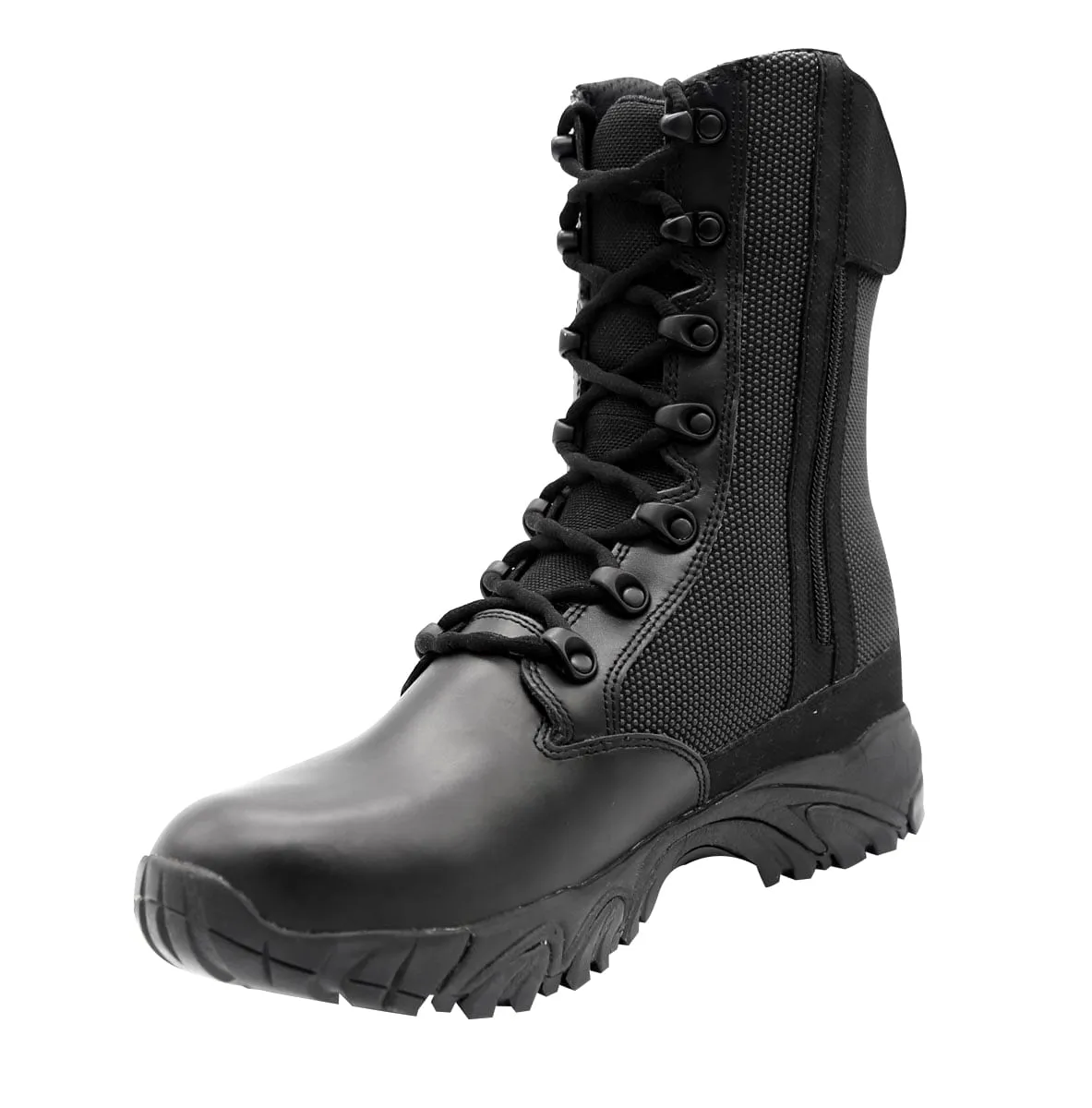 ALTAI 8" Waterproof Side Zip Black Boots Model: MFT100-Z