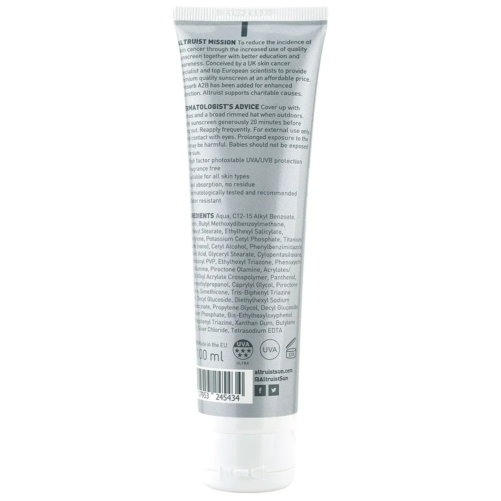 Altruist Dermatologist Sunscreen SPF50 100ml