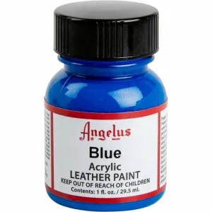 Angelus Acrylic Paint Blue #040 29Ml Use On Leather, Vinyl Or Fabric