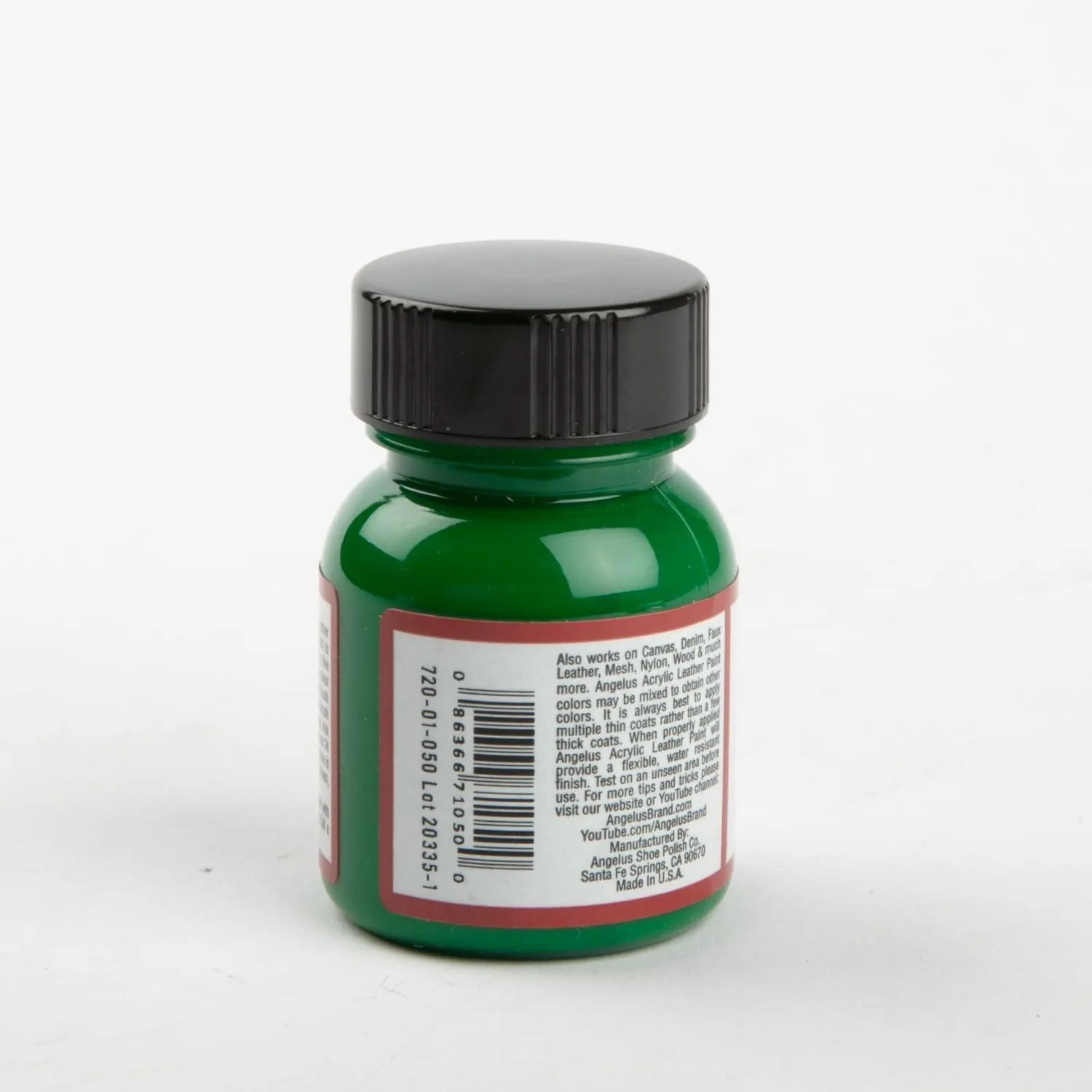 Angelus Acrylic Paint Green #050 29Ml Use On Leather, Vinyl Or Fabric