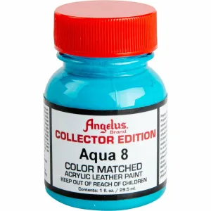 Angelus Collectors Edition Acrylic Paint Aqua 8 #310 29Ml Use On Leather, Vinyl Or Fabric