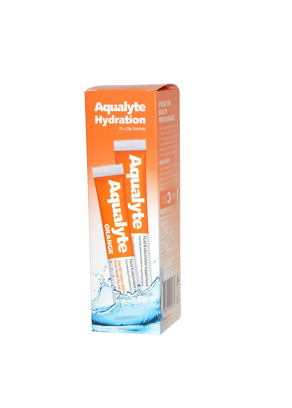 Aqualyte Sachets 10 Pack Orange 25g