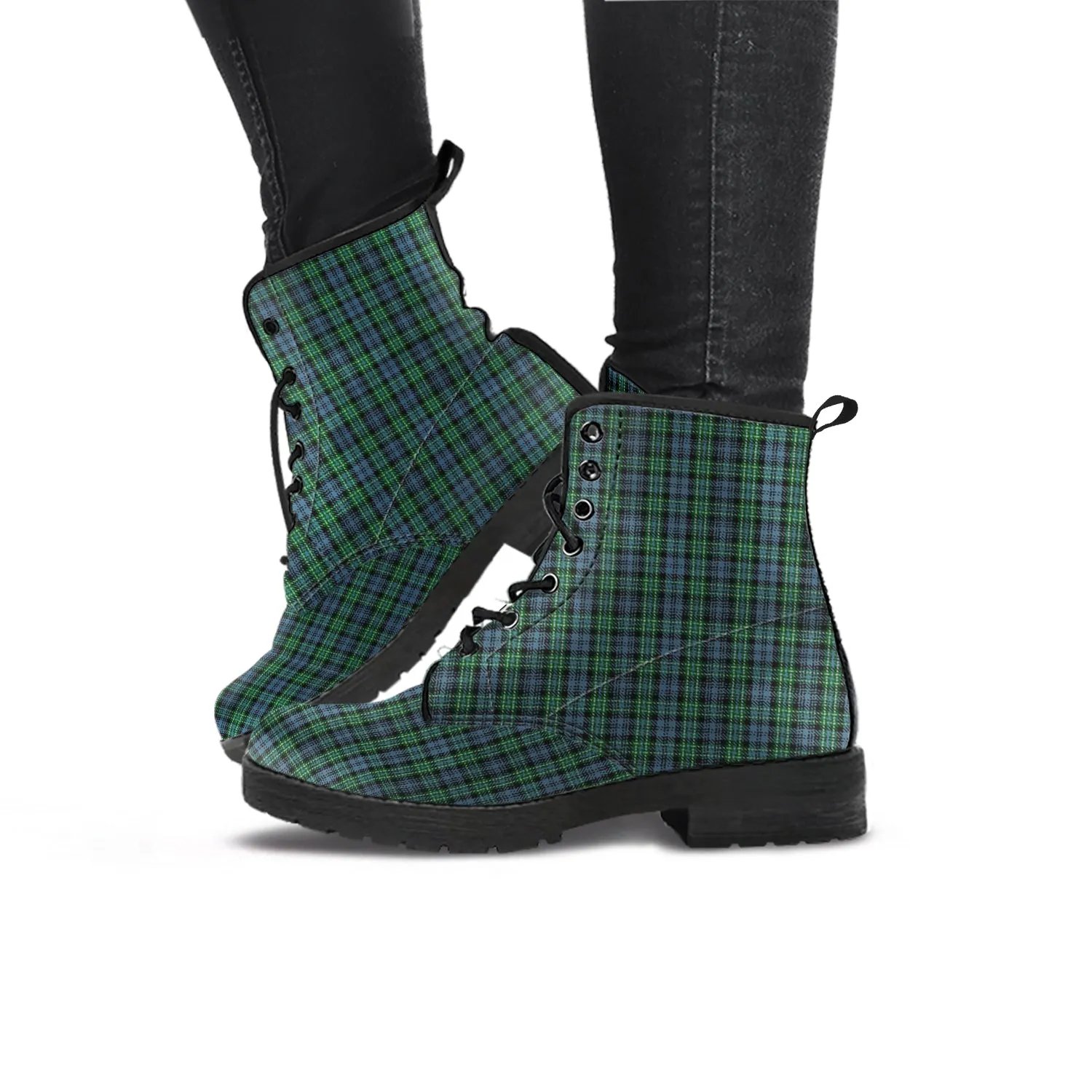 Arbuthnot Tartan Leather Boots