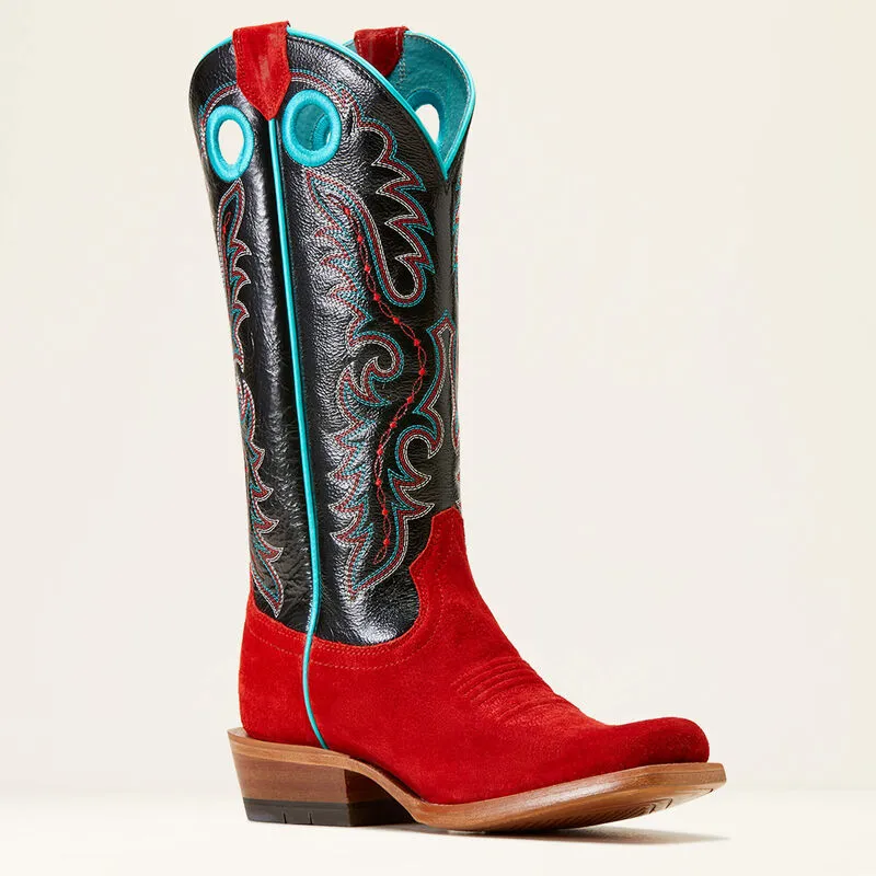 Ariat Women's Quick Draw Red Suede