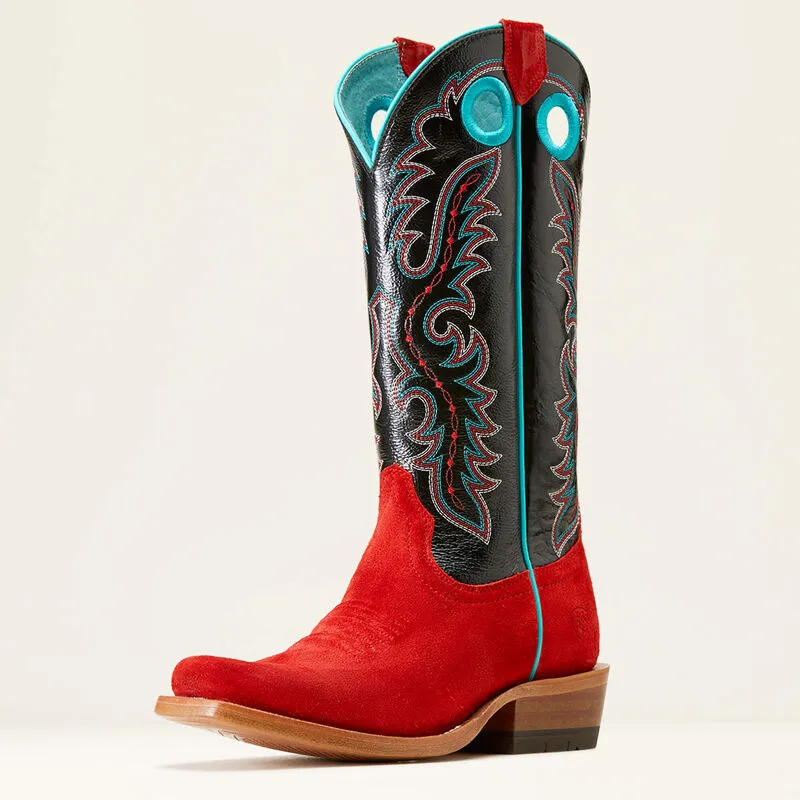 Ariat Women's Quick Draw Red Suede