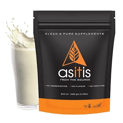 AS-IT-IS Nutrition Whey Protein Isolate 90% - 1 kg | Protein 27g & BCAA 5.9g per serving