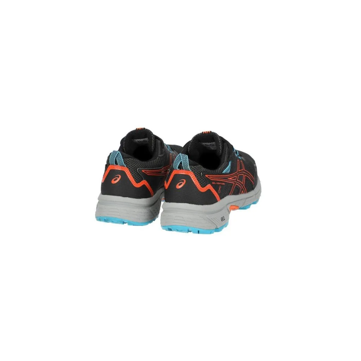 Asics Gelventure 8 Grade School Sport Shoes Fabric Black Colour For Kids