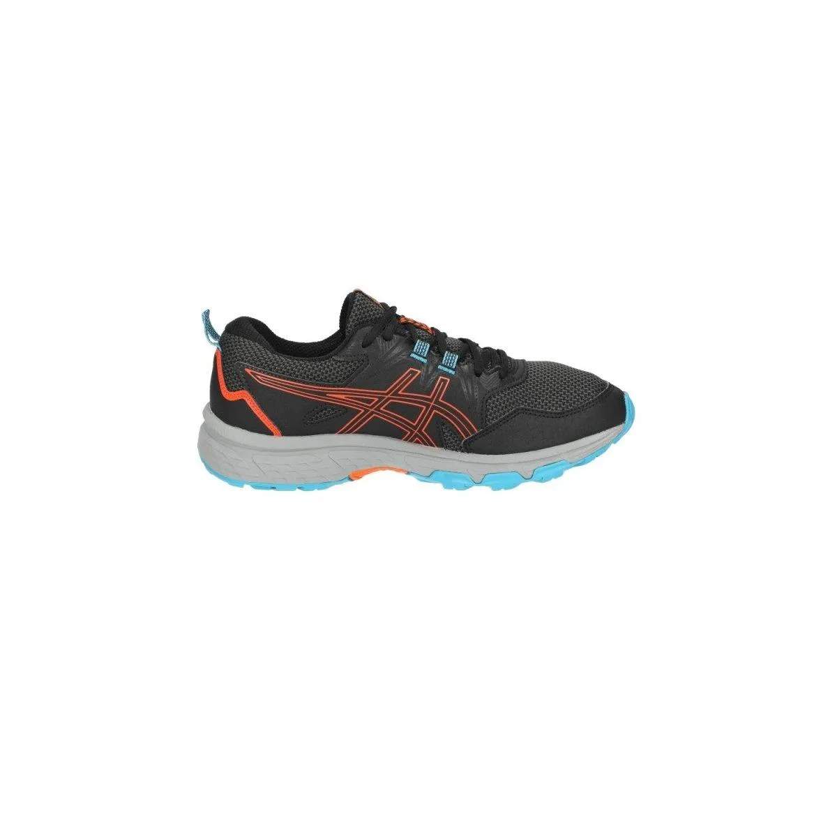 Asics Gelventure 8 Grade School Sport Shoes Fabric Black Colour For Kids