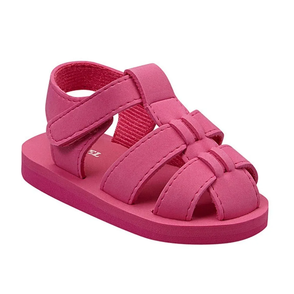 Baby Girls Fuchsia EVA Foam Fisherman Sandals 11-12 Little Kids