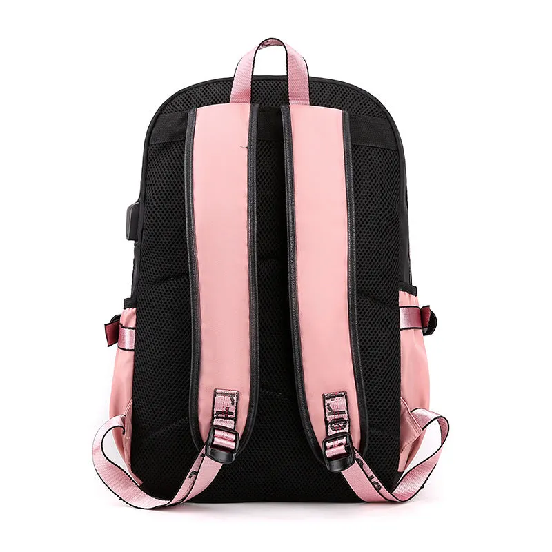 Backpack Schoolbag Student Schoolbag University Style Junior High School Backpack Large Capacity Bag Sports Bag