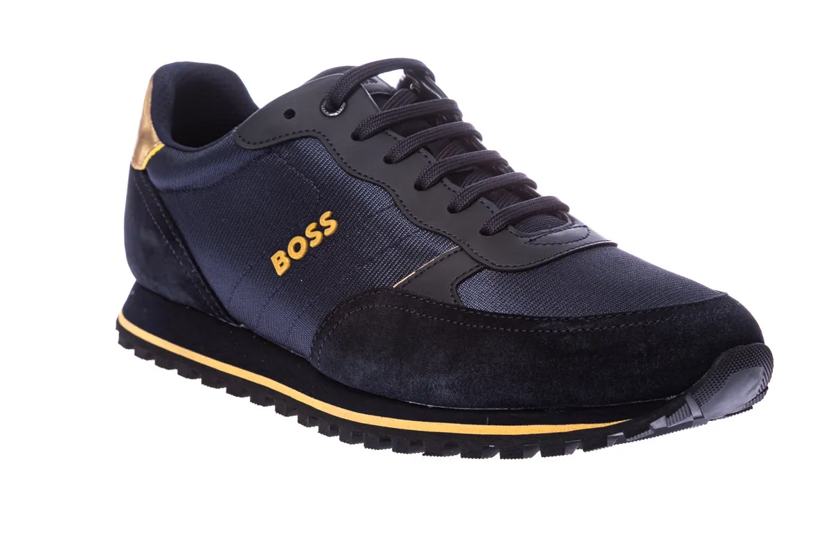 BOSS Parkour-L_Runn_nymx Trainer in Navy & Gold