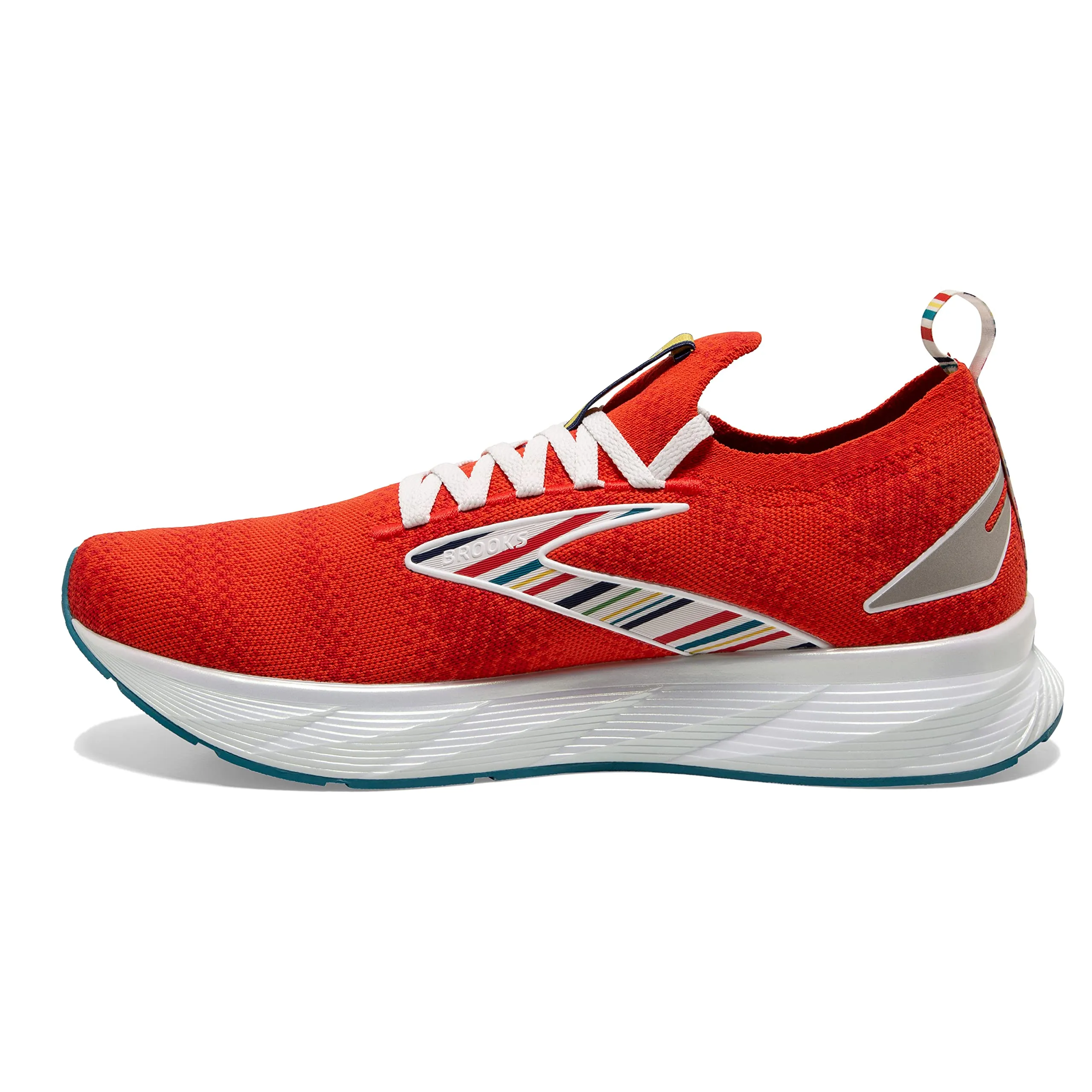 Brooks Women’s Levitate Stealthfit 6 Neutral Running Shoe - Red/White/Blue - 5 Medium