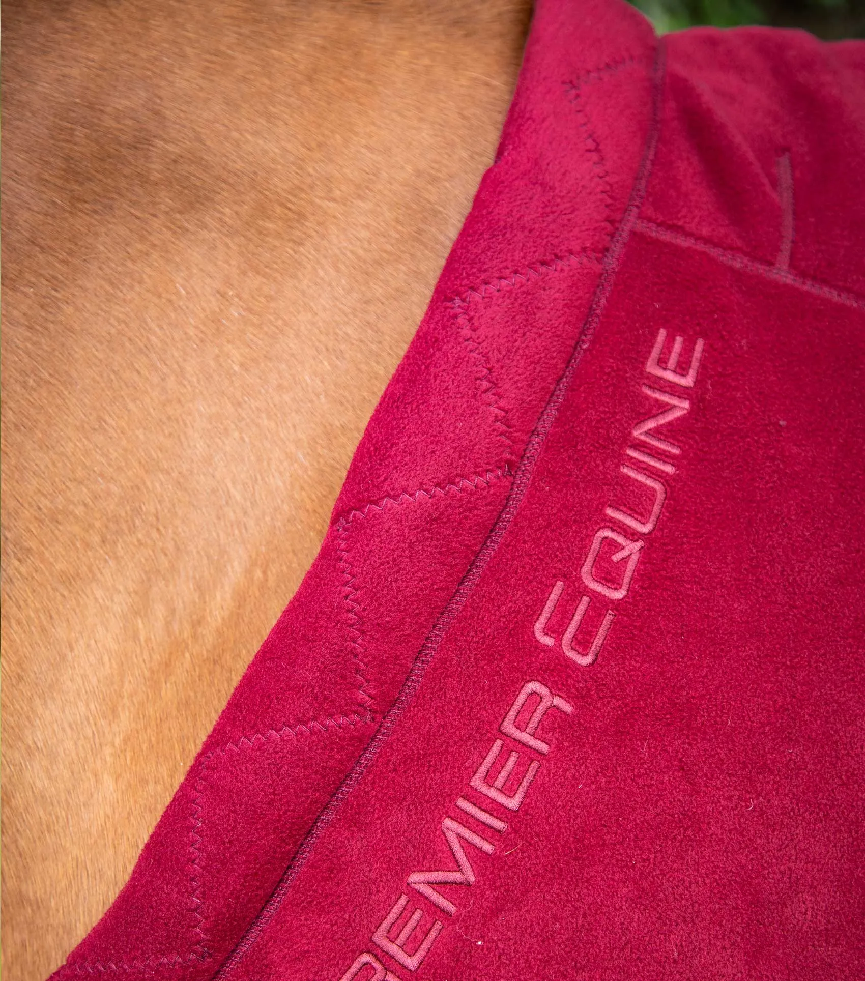 Buster Fleece Cooler Rug - Continental Edition Burgundy