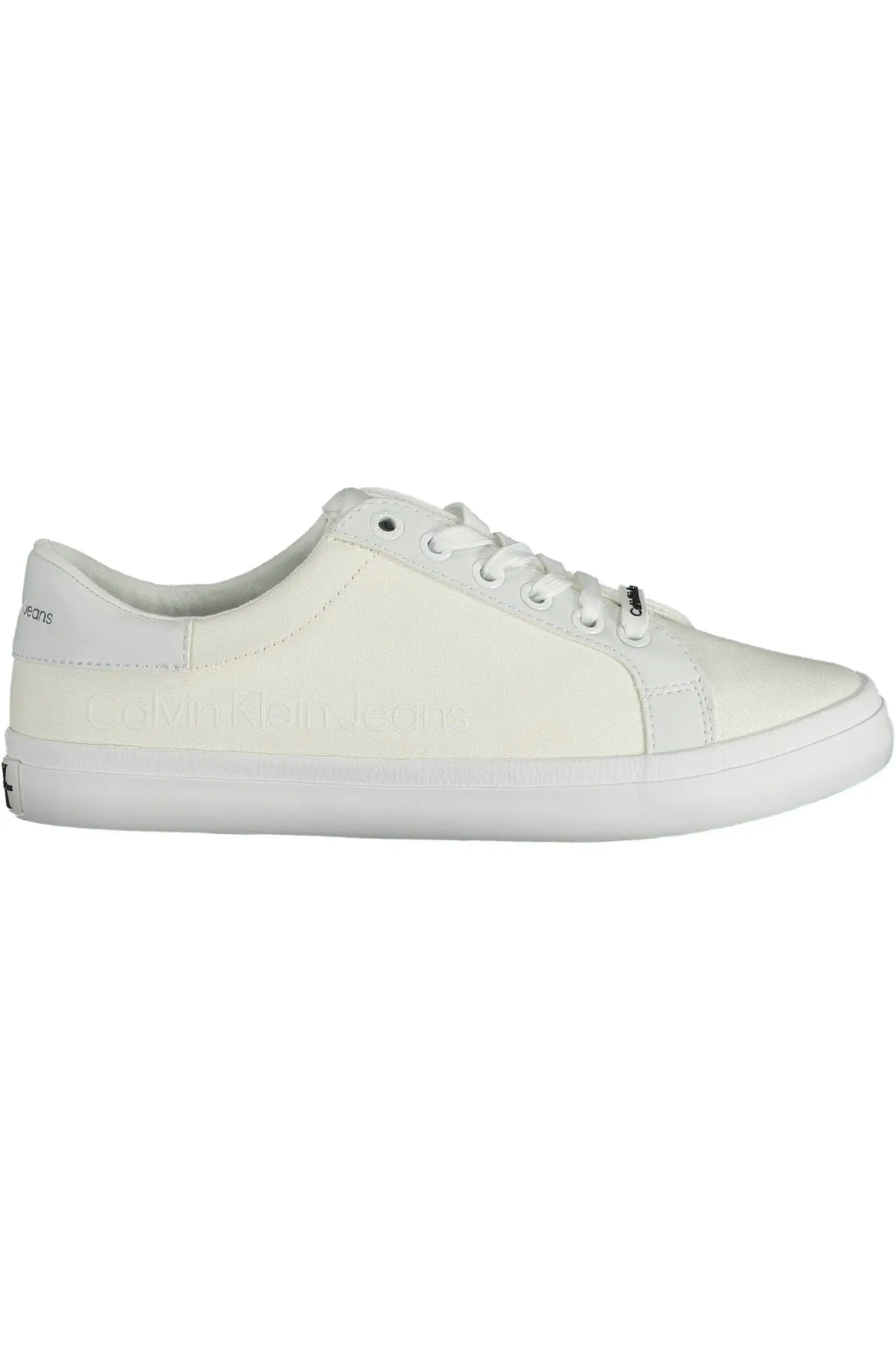 Calvin Klein White Cotton Sneaker