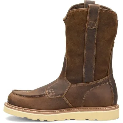 Carolina Men’s Flatiron Wellington 10" MT Casual Work Boot -Brown- CA7044