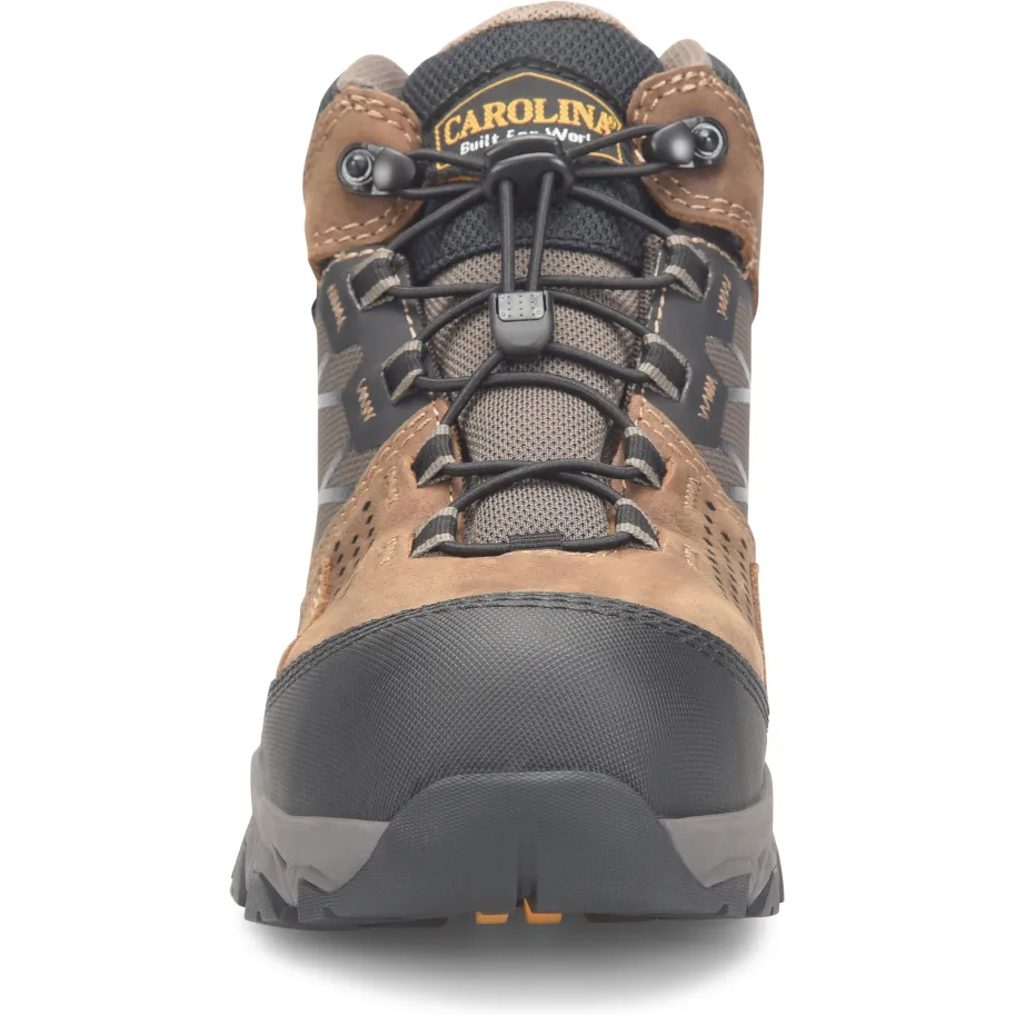 Carolina Men's Ironhide Comp Toe WP Slip Resist Hiker Work Boot -Tan- CA5553