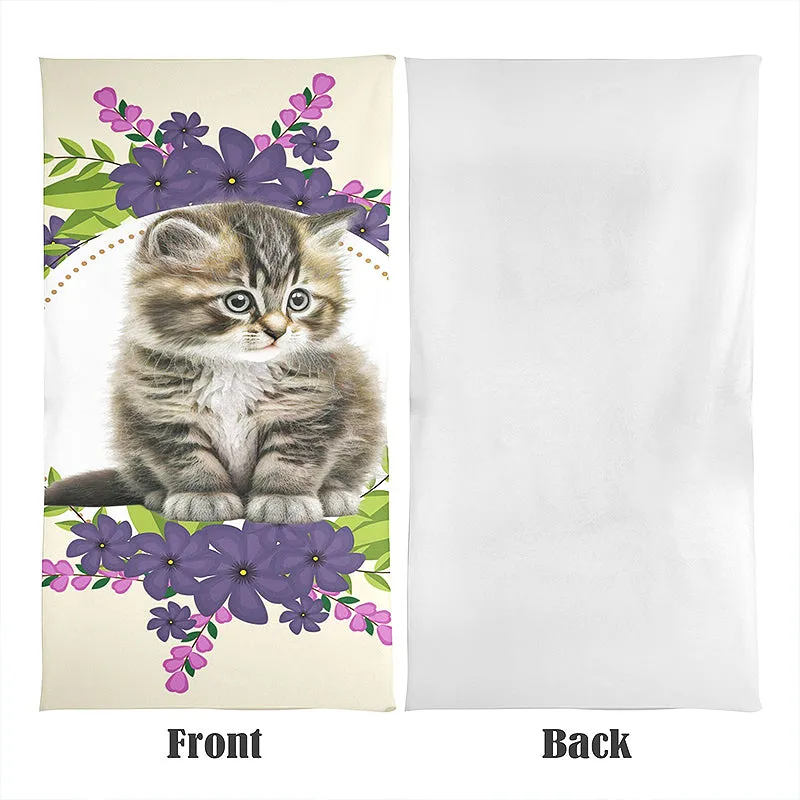 Cat Lover Beach Towel 31"x71"