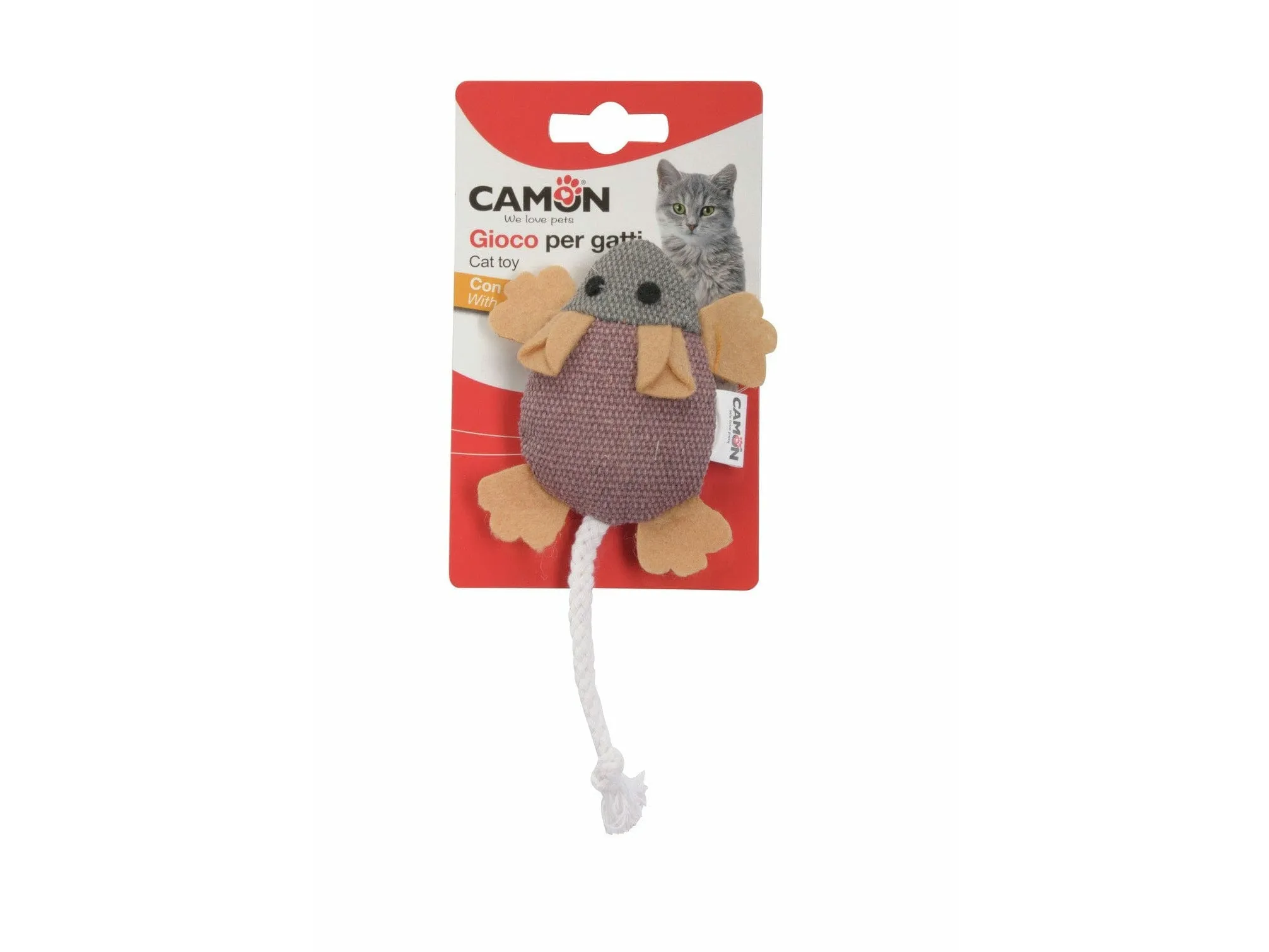 Cat Toy - Little Denim Mouse