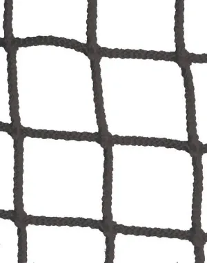 Champion Sports 6mm Lacrosse Net Black with Weather Treated Mesh Coating