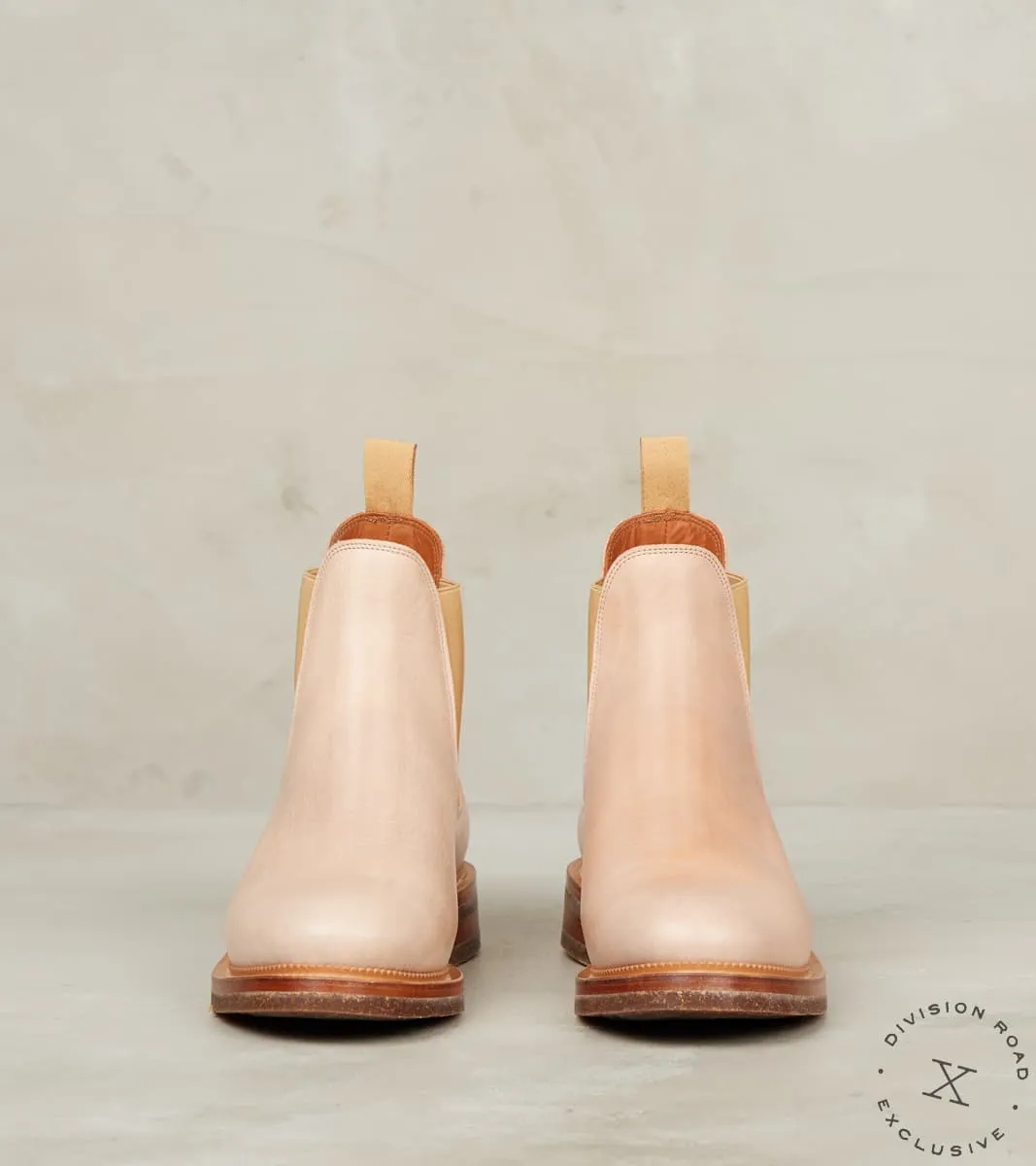 Chelsea Boot - 2030 - Lactae Hevea - Conceria Champagne Washed Vacchetta 800