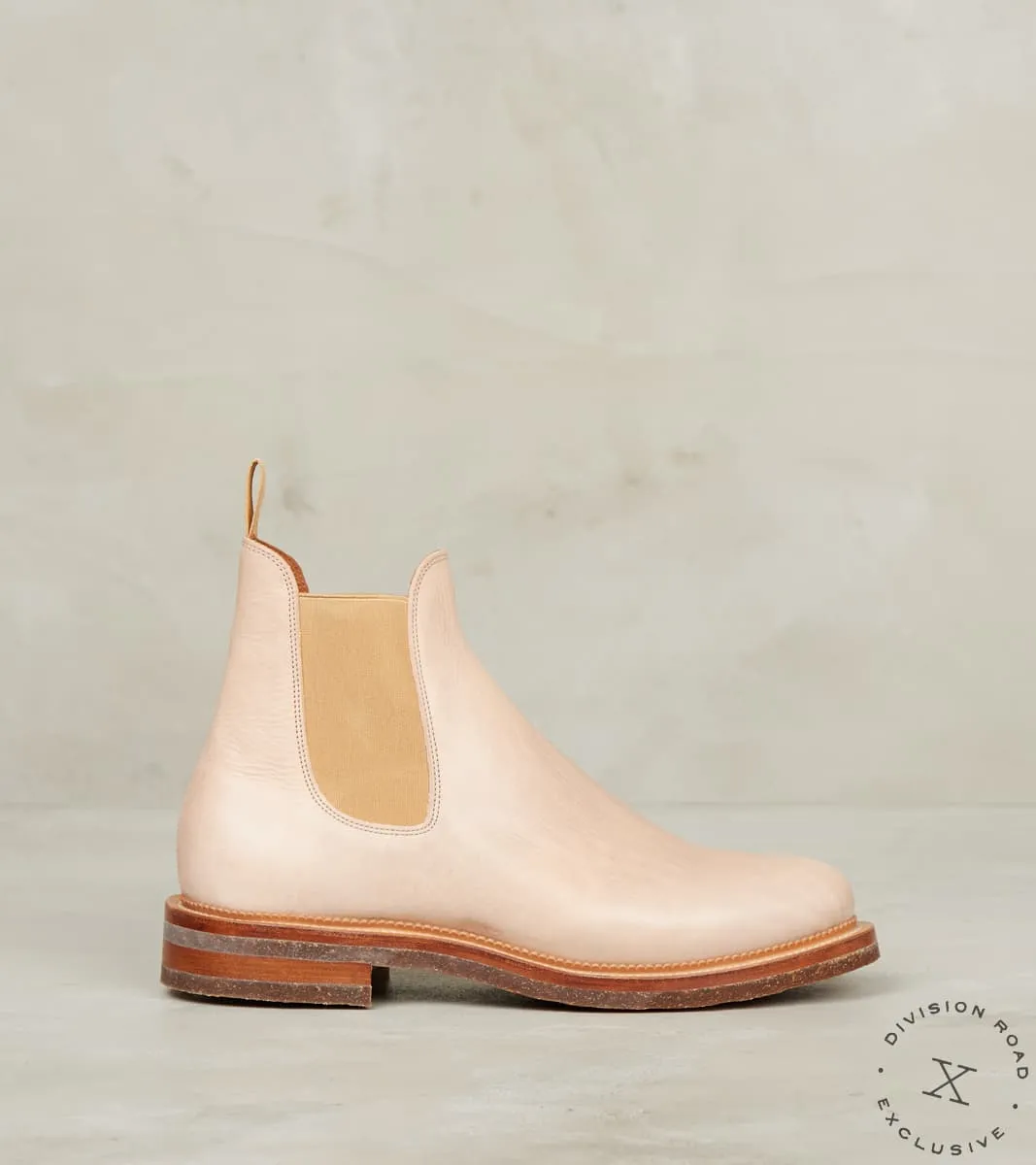 Chelsea Boot - 2030 - Lactae Hevea - Conceria Champagne Washed Vacchetta 800