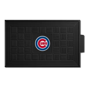 Chicago Cubs Heavy Duty Vinyl Medallion Door Mat - 19.5in. x 31in.