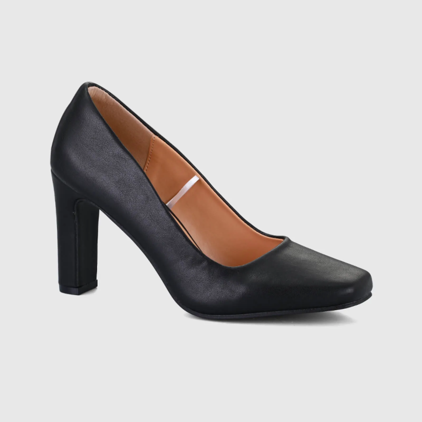 Chunky Block Heel Working Pumps