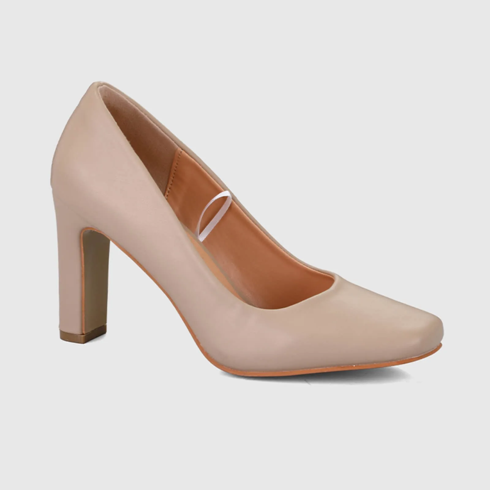 Chunky Block Heel Working Pumps