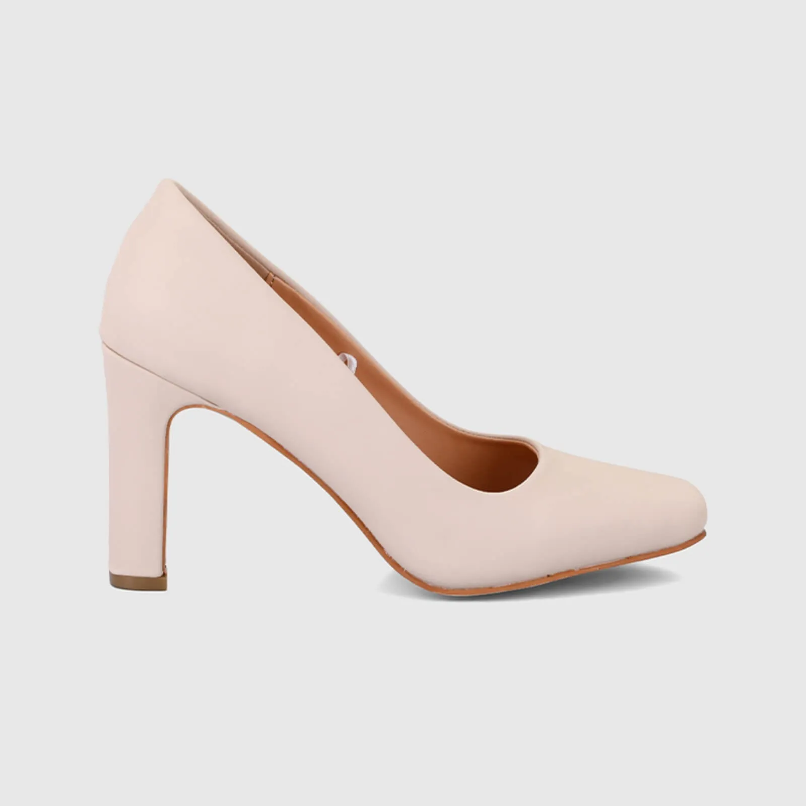 Chunky Block Heel Working Pumps