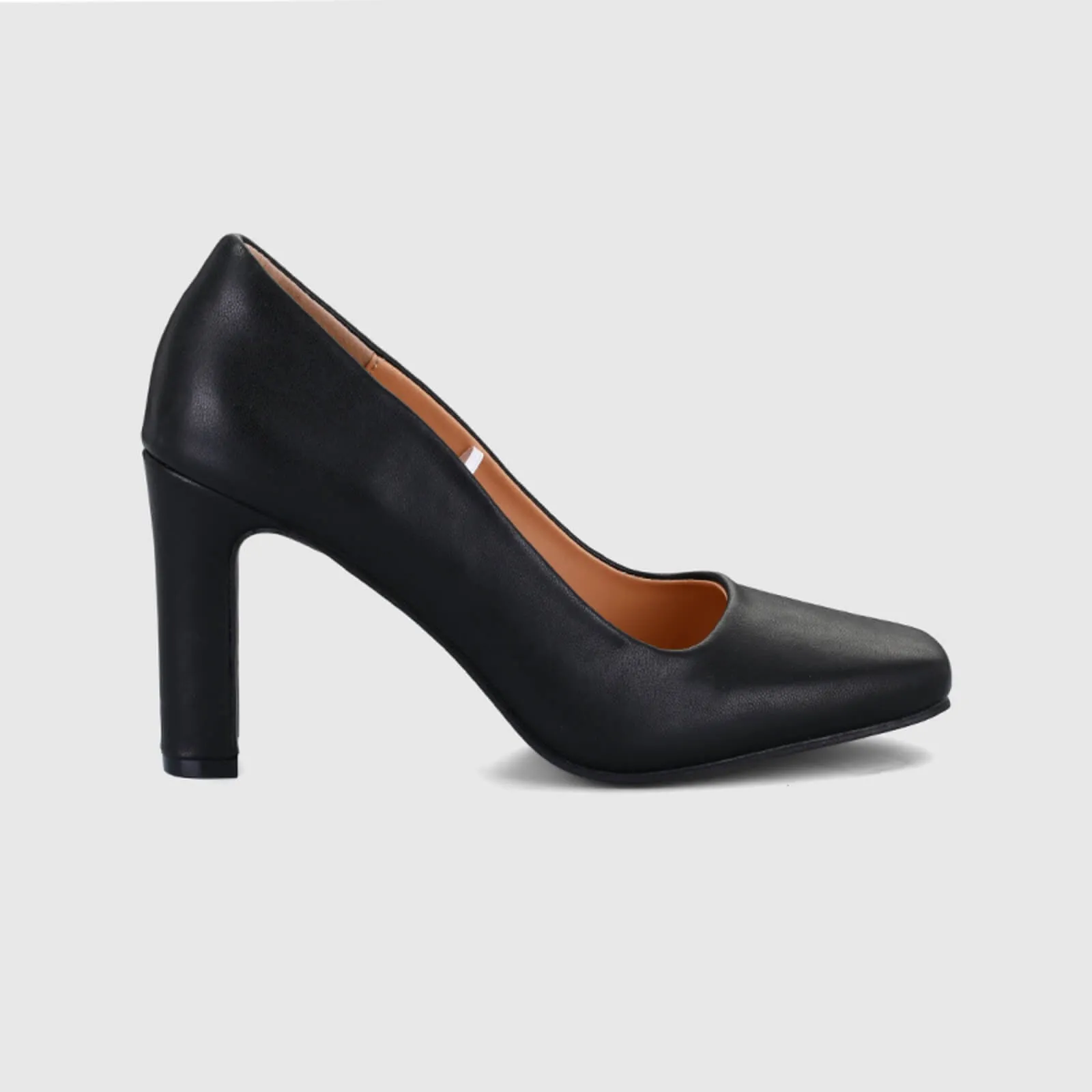 Chunky Block Heel Working Pumps