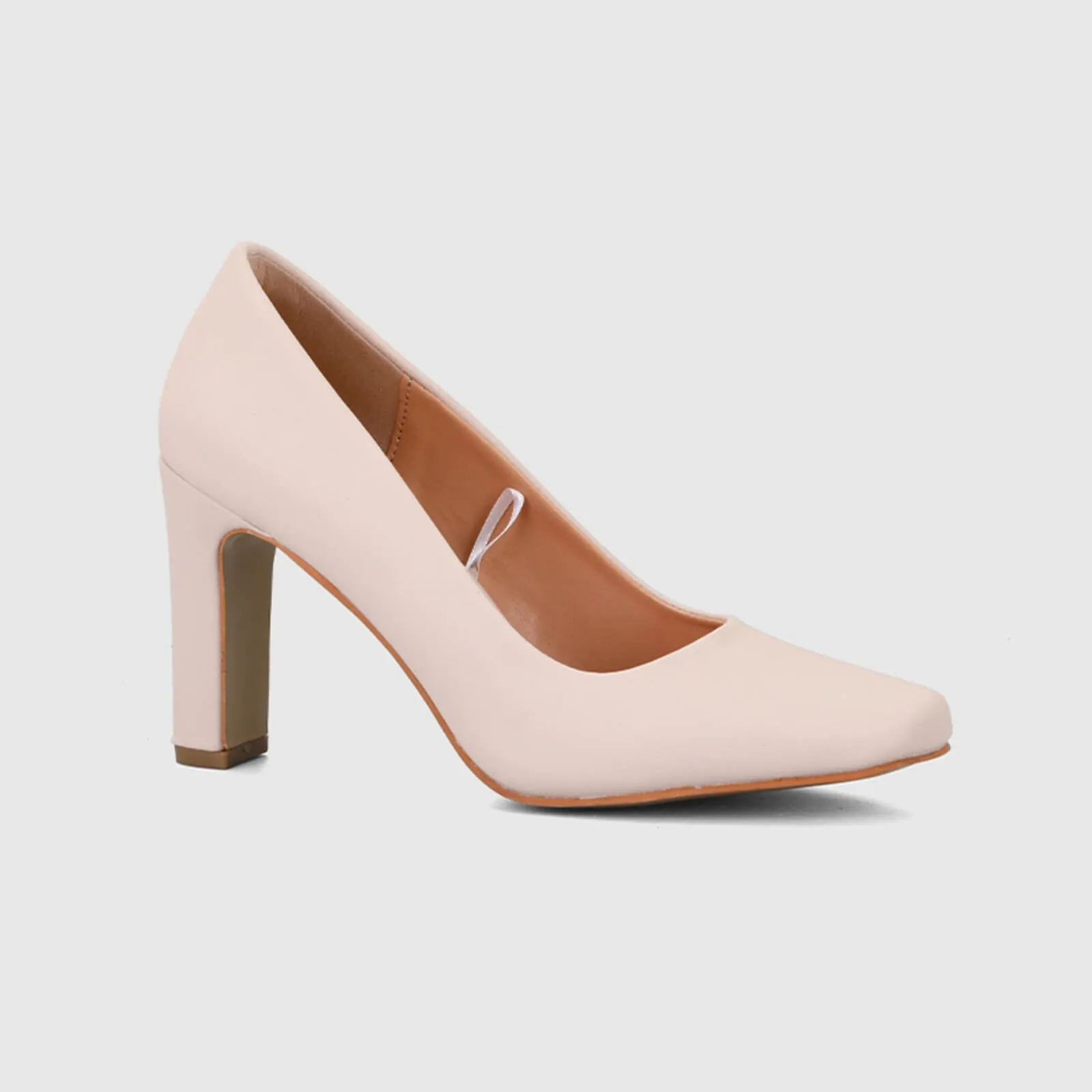 Chunky Block Heel Working Pumps