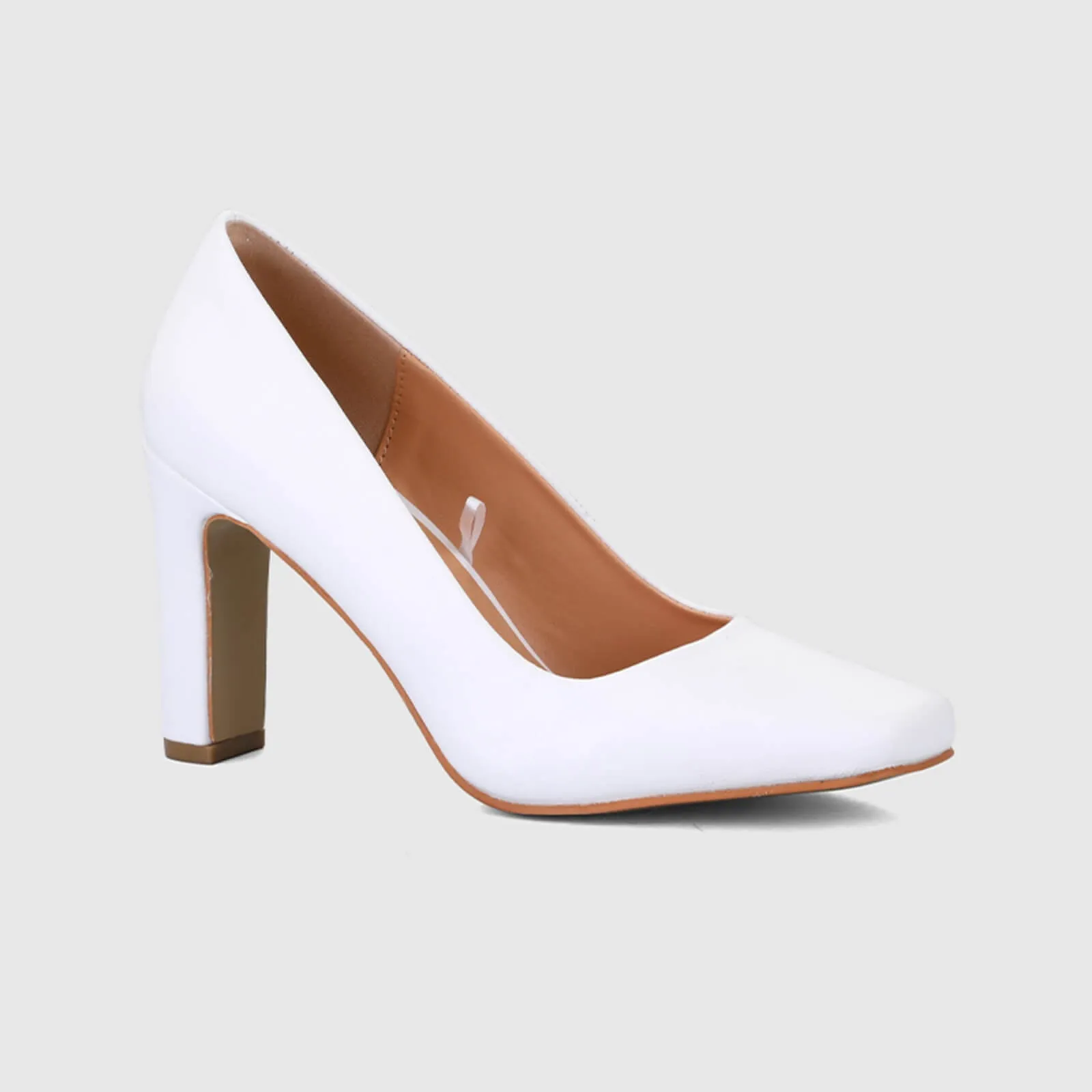 Chunky Block Heel Working Pumps