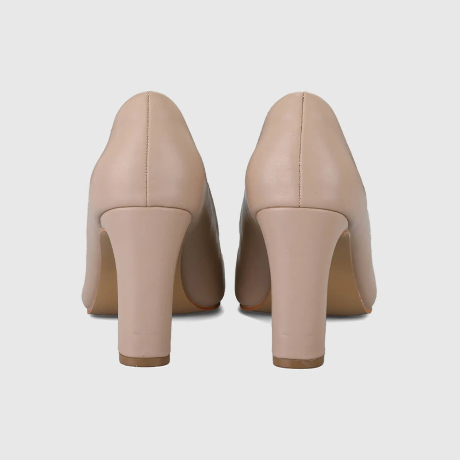 Chunky Block Heel Working Pumps