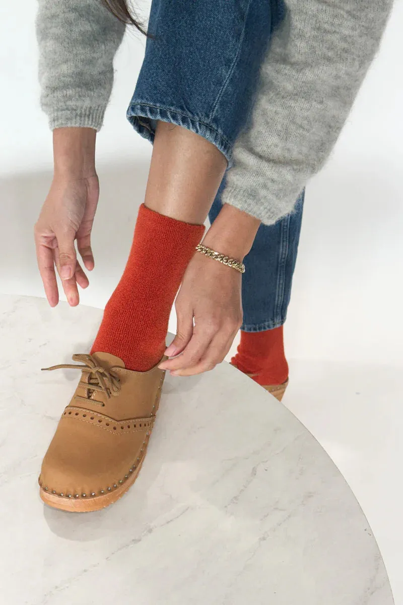 Cloud Socks (Burnt Orange)