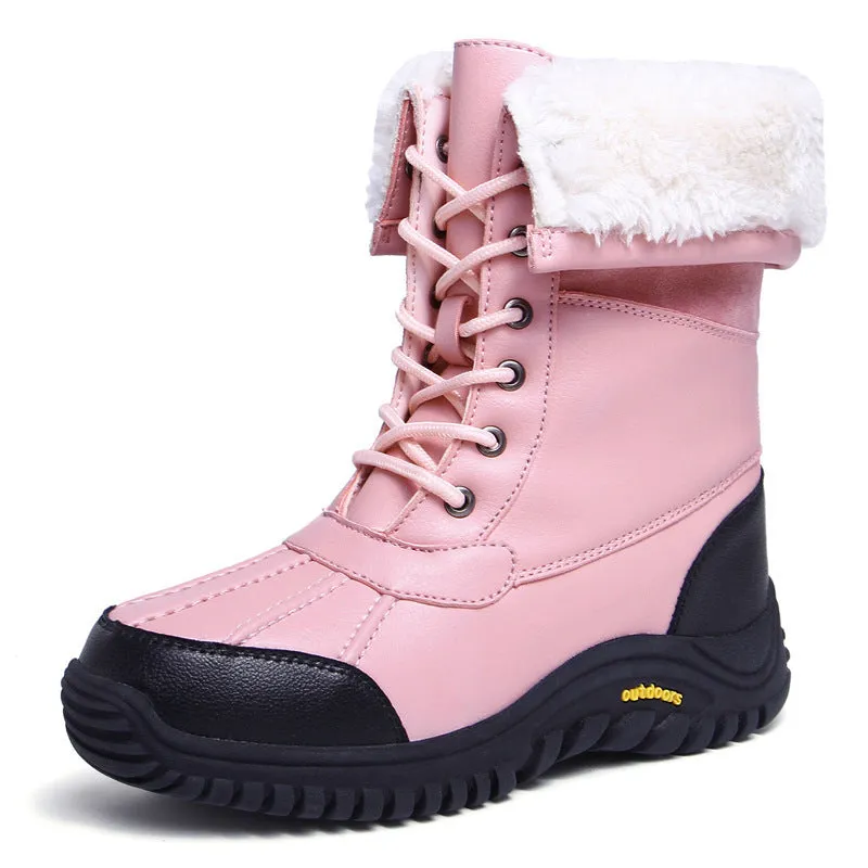 Comelyy High Waterproof Casual Sports Cotton Boots