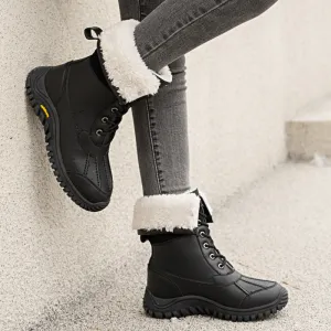 Comelyy High Waterproof Casual Sports Cotton Boots